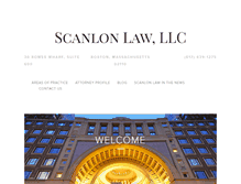 Tablet Screenshot of kscanlonlaw.com